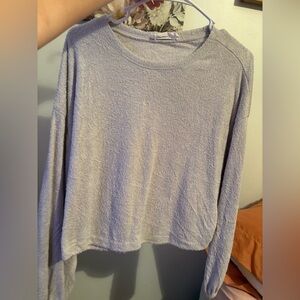 Double Zero Light Gray Long Sleeve Tee